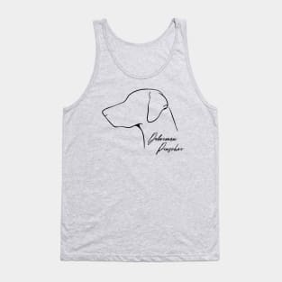 Proud Doberman Pinscher profile dog lover Tank Top